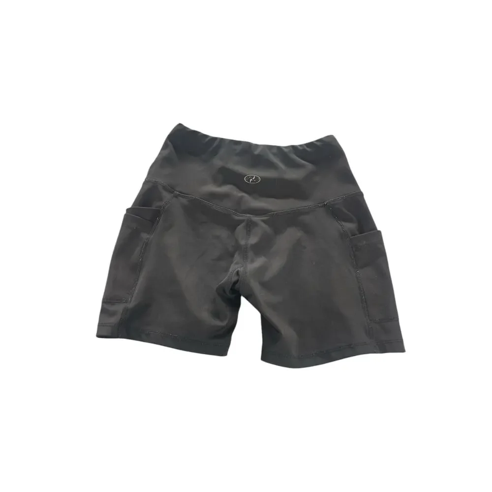Under Armour Boys Black Red Athletic Workout Loose Fit Shorts Youth Size Large